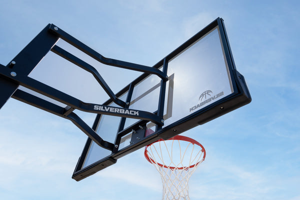 in-ground basketball hoop- silverback