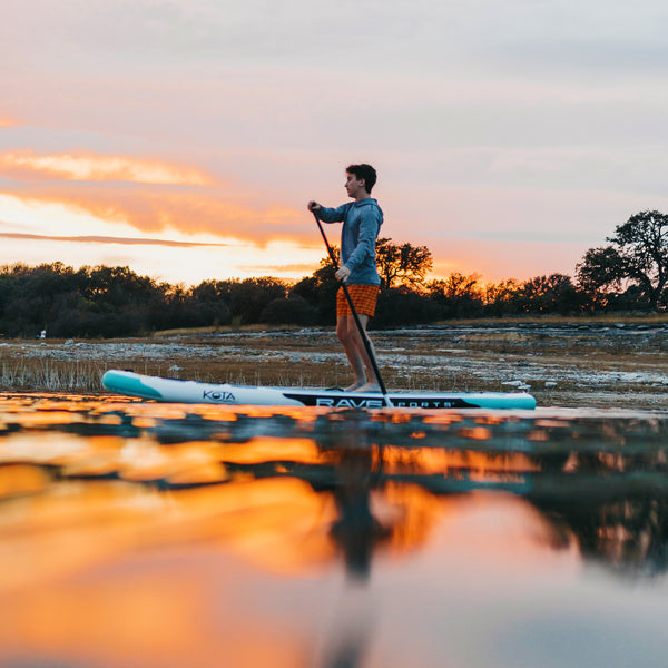 Kota - Mountain Lake Inflatable Stand Up Paddle Board Package