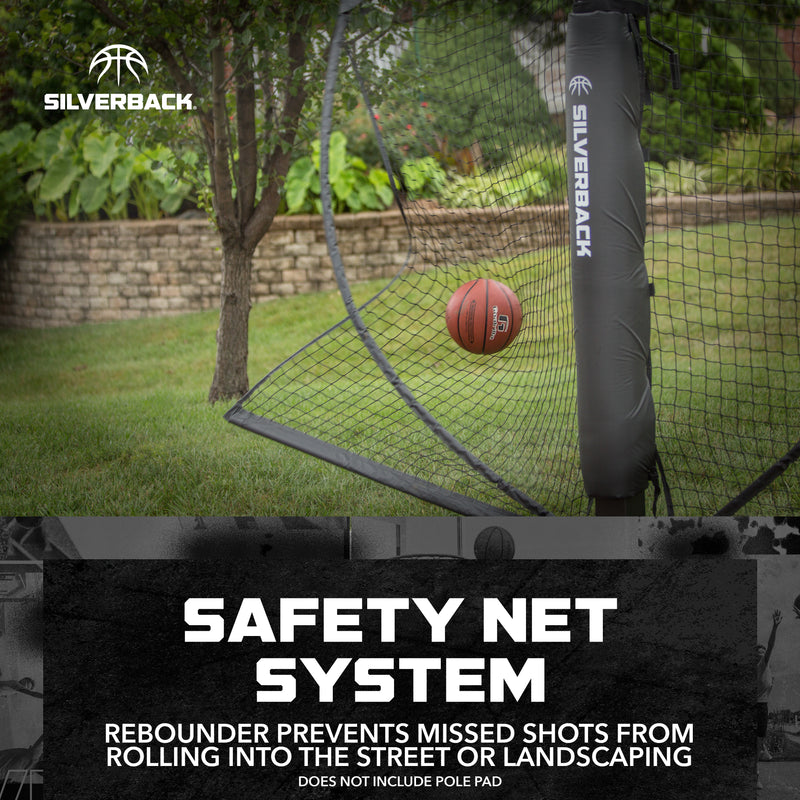 silverback basketball goals safety net system 