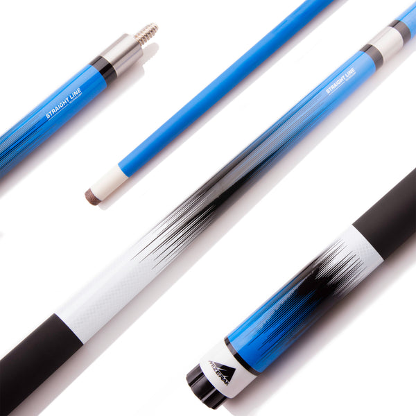 58" Deluxe Composite Neon Fade Cue - Blue