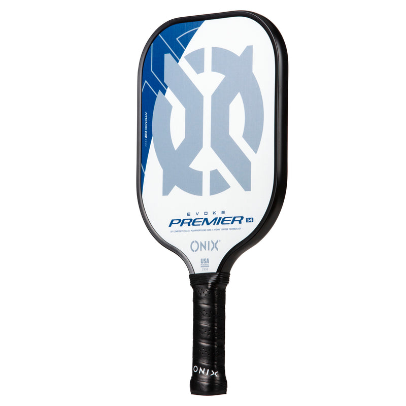 ONIX Evoke Premier Pickleball Paddle Blue and some White