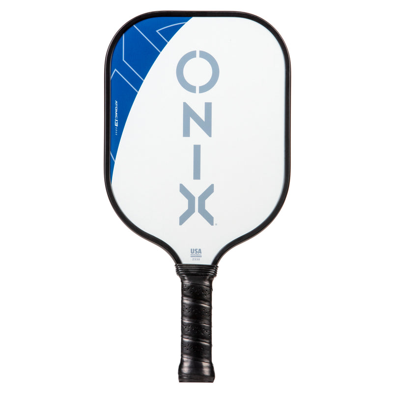 ONIX Evoke Premier Pickleball Paddle Blue and some White