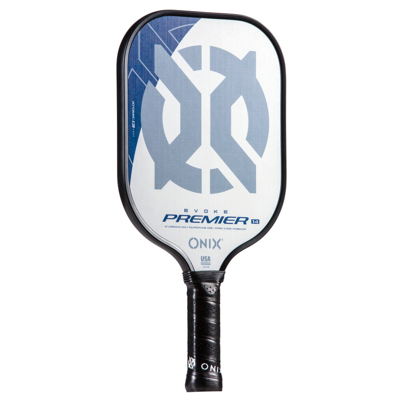 ONIX Evoke Premier Pickleball Paddle Blue and some White