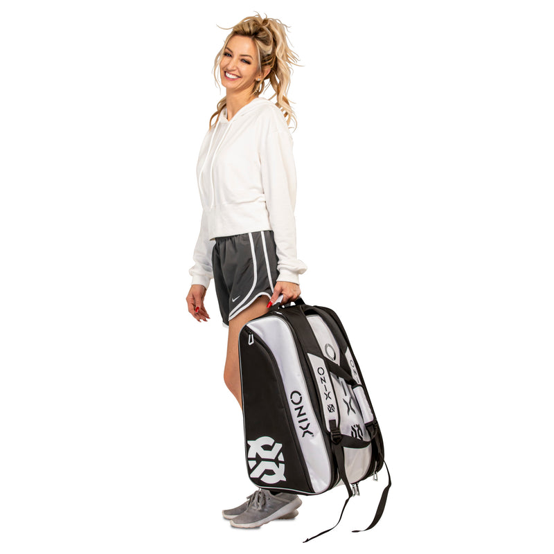 ONIX Pro Team Pickleball Paddle Bag White