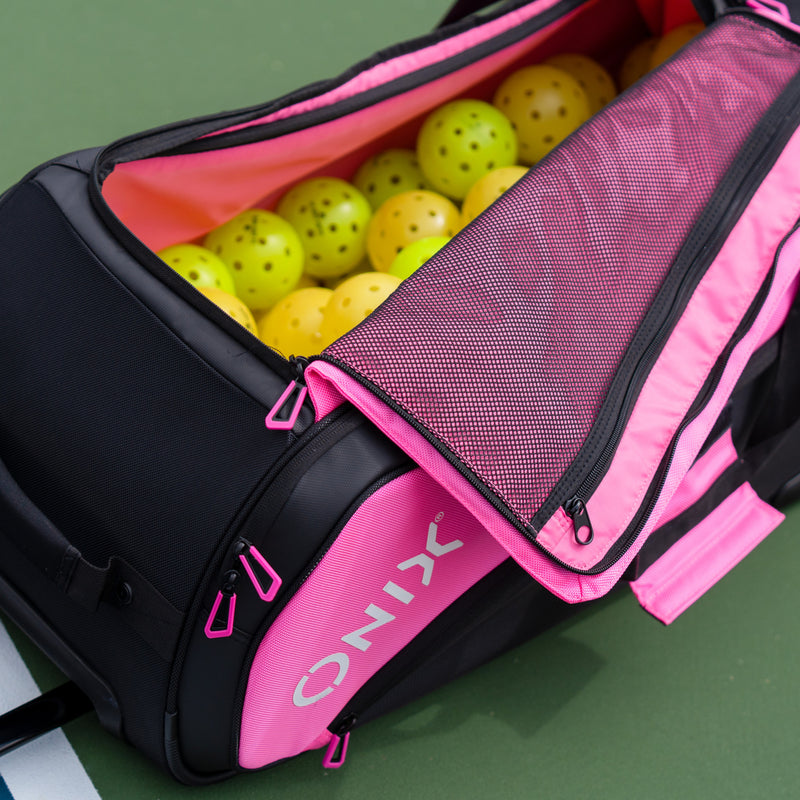 ONIX Pro Team Wheeled Duffle Bag Pink