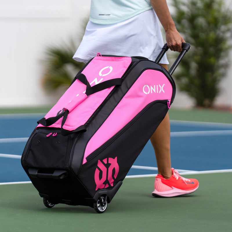 ONIX Pro Team Wheeled Duffle Bag Pink