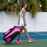 ONIX Pro Team Wheeled Duffle Bag Pink