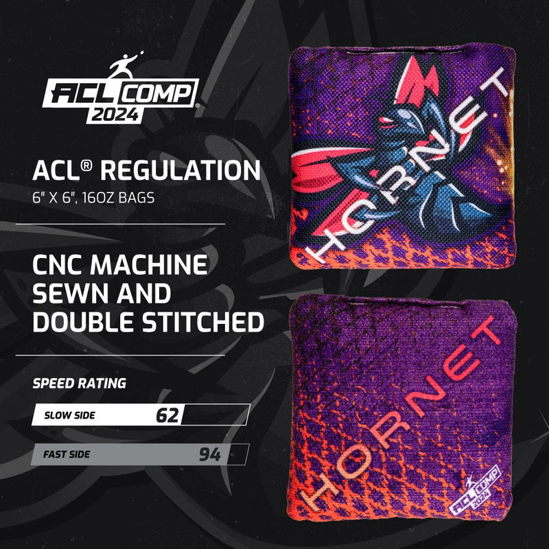 ACL COMP PURLE HORNET Cornhole Bags_4