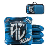 ACL PRO Blue Shag Contrast Cornhole Bags_1