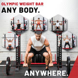 Lifeline 45lb Olympic Bar with Collars  - 1000 LBS Max_2