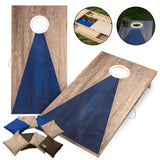 Triumph LED 2X4 Blue/Grey All-Wood Bag Toss_1