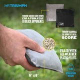 Triumph LED 2X4 Blue/Grey All-Wood Bag Toss_6