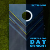 Triumph LED Blue and Yellow 2x3 Cornhole Set_5