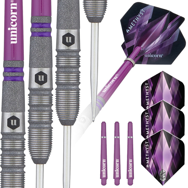 Unicorn Amethyst Steel Tip Dart Set_1