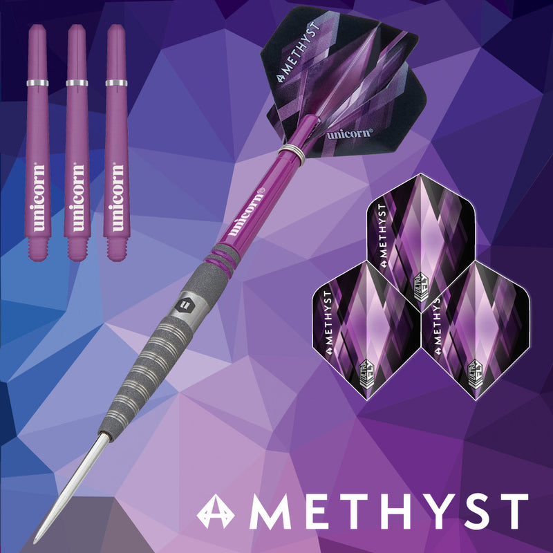 Unicorn Amethyst Steel Tip Dart Set_2