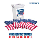 Patriotic Stars and Stripes 16 oz. Bean Bag Set