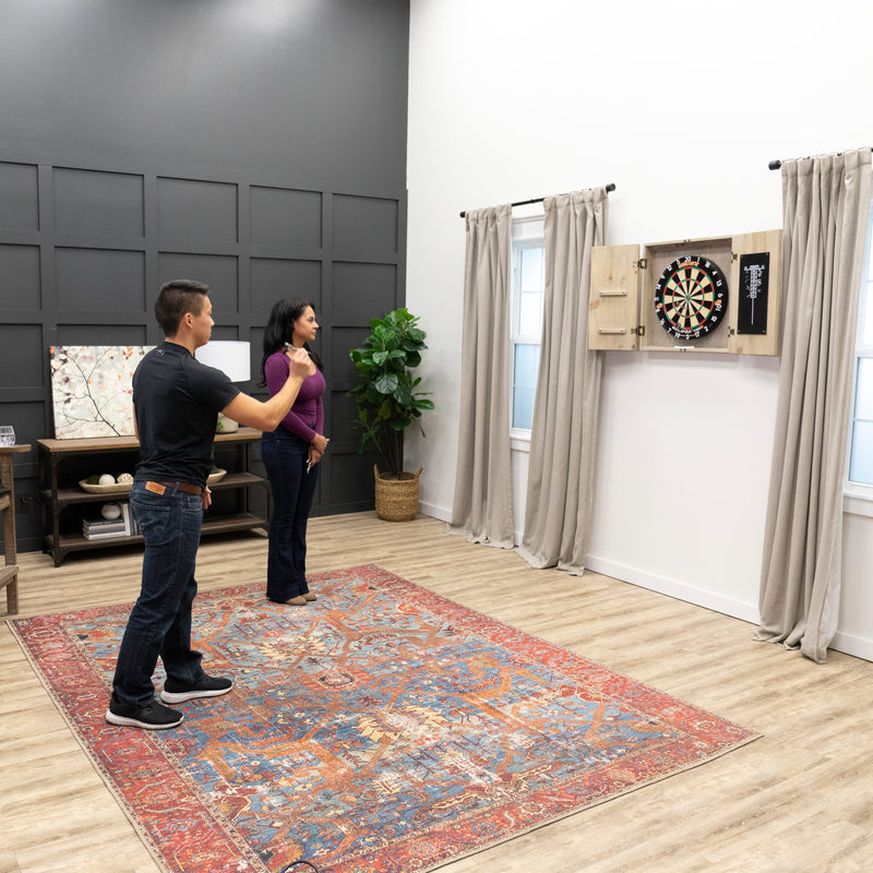 American Legend Barnwood Dartboard Cabinet_3