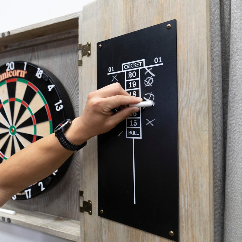 American Legend Barnwood Dartboard Cabinet_8