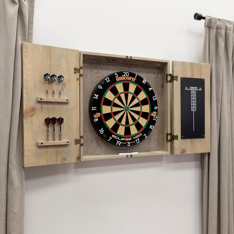 American Legend Barnwood Dartboard Cabinet_9