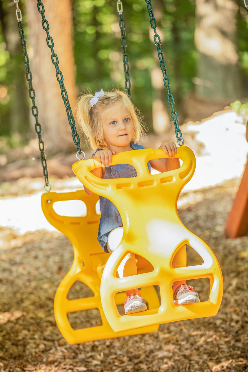 Jack and June Two Seater Glider Swing - Yellow_3