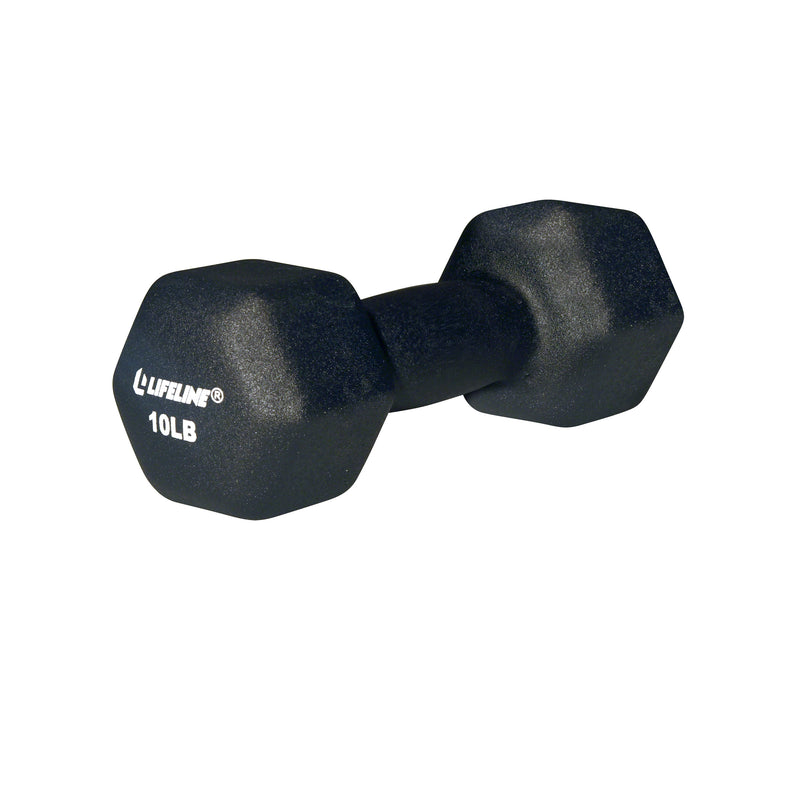 Lifeline Hex Neoprene Dumbbell - 10lb_1