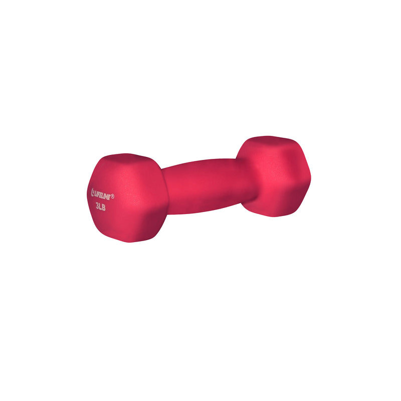 Lifeline Hex Neoprene Dumbbell - 3lb_1