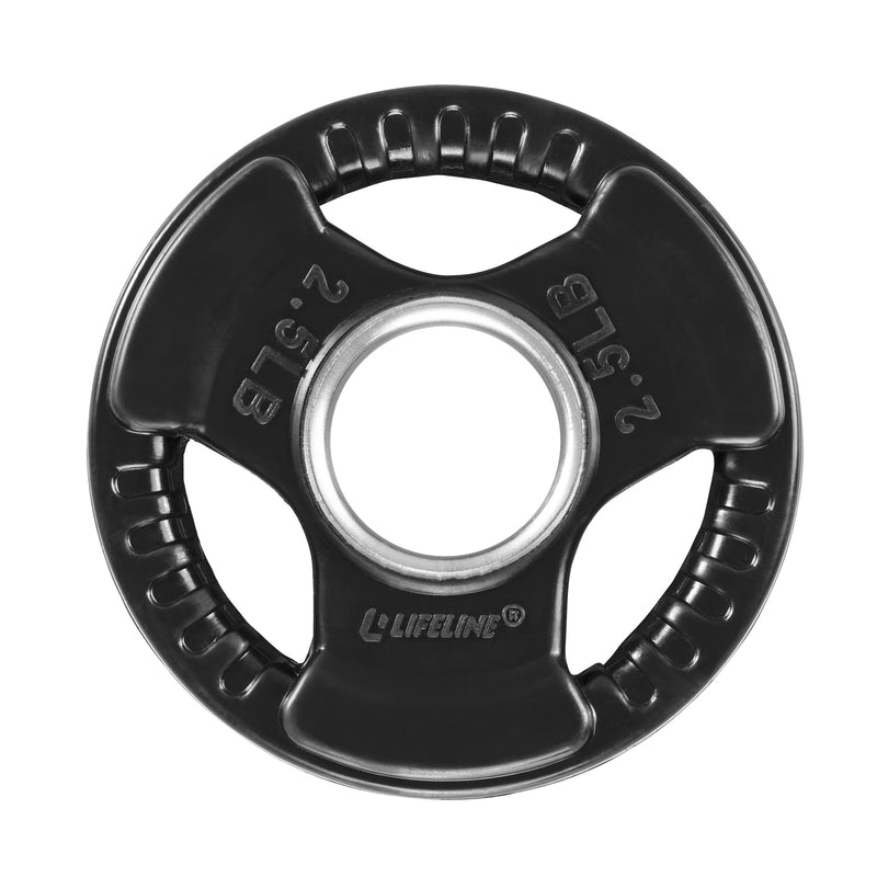 Lifeline Olympic Rubber Grip Plate - 2.5 LBS_6