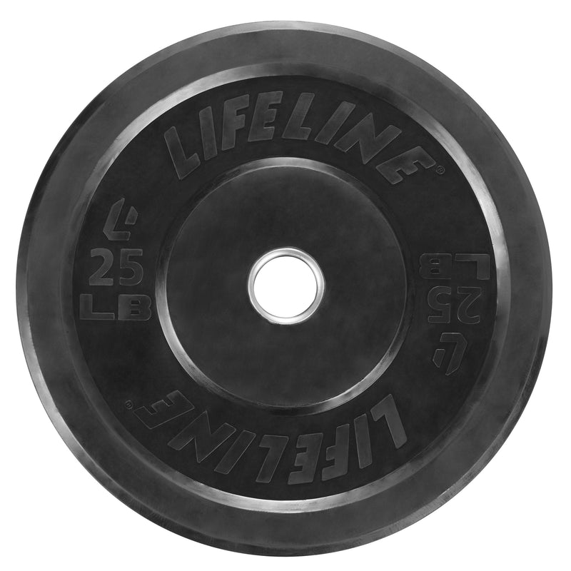 Lifeline Rubber Bumper Plate - 25 LBS_1