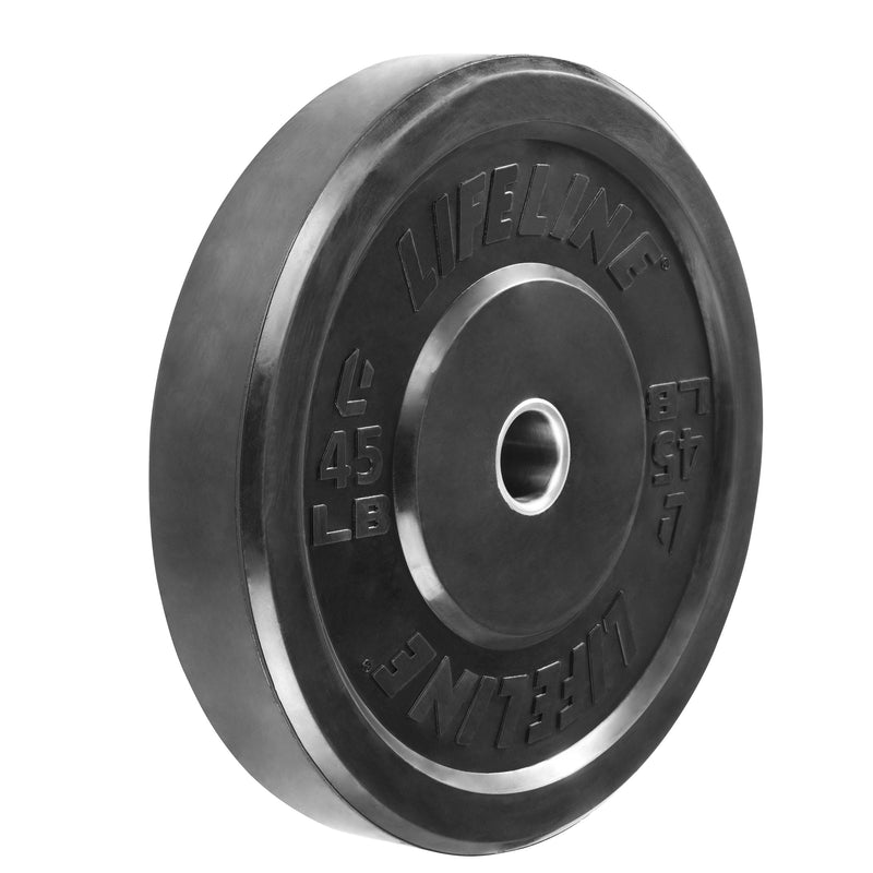 Lifeline Rubber Bumper Plate - 45 LBS_3