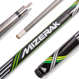 Mizerak 58" Premium Carbon Sport Grip Cue - Green_1