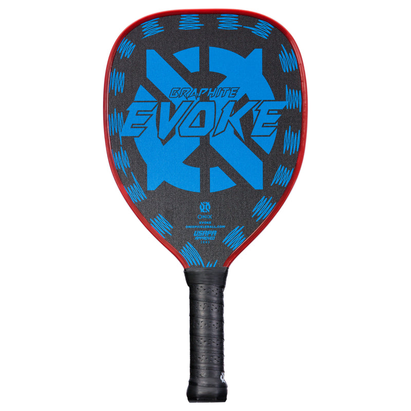 ONIX Graphite Evoke Tear Drop Pickleball Paddle - Blue