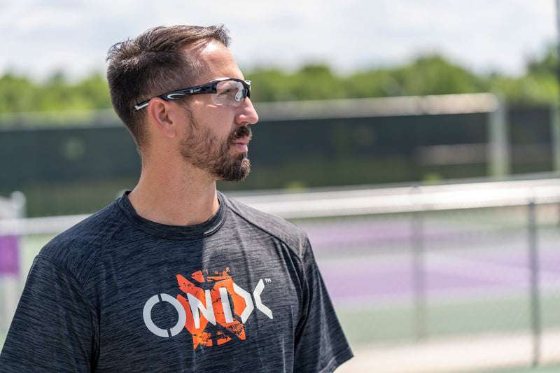 Falcon Pickleball Eyewear on man