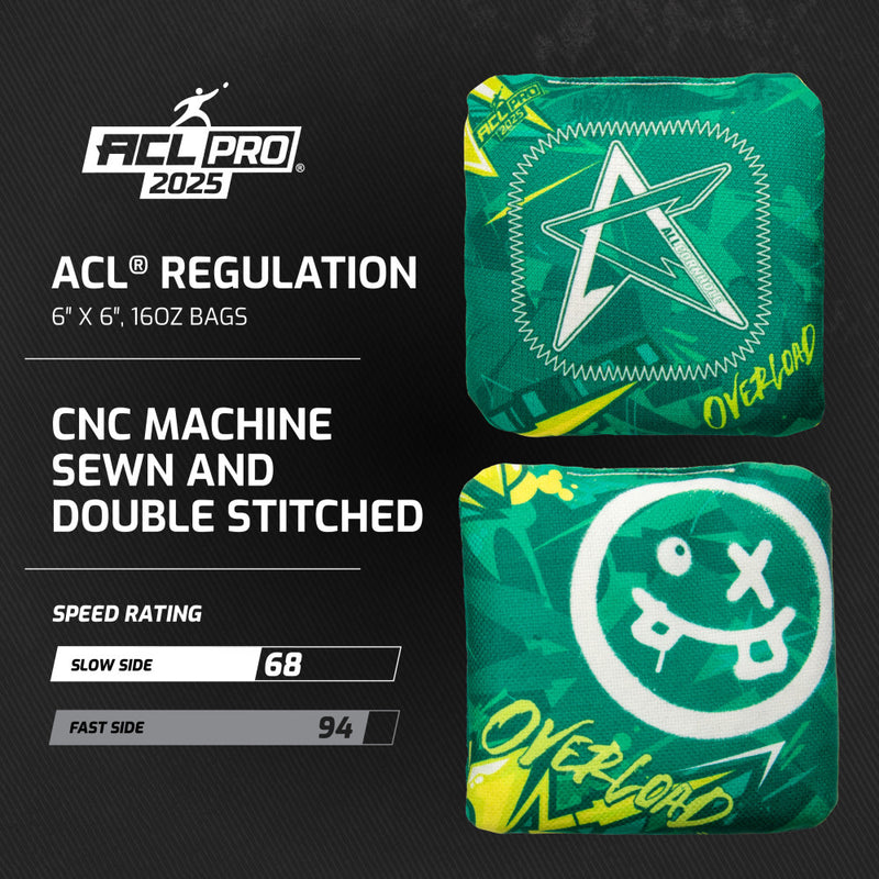 ACL PRO Yellow Overload Cornhole Bags_3