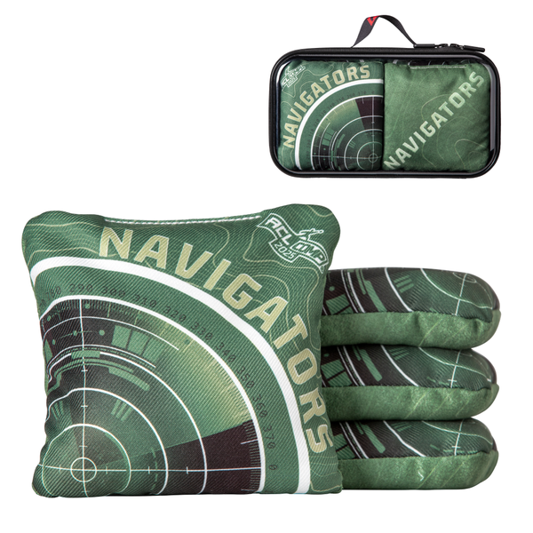 American Cornhole League | ACL® COMP GREEN NAVIGATOR CORNHOLE BAGS