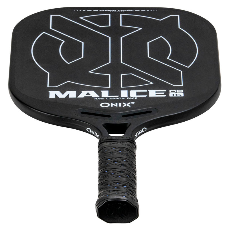 ONIX Malice 16mm DB Open Throat Raw Carbon Fiber Pickleball Paddle_10