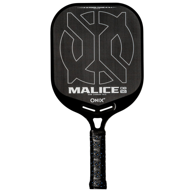 ONIX Malice 16mm DB Open Throat Raw Carbon Fiber Pickleball Paddle_1