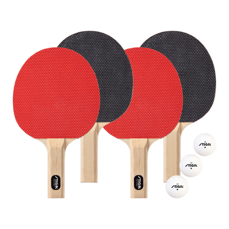 STIGA Classic 4 Player Table Tennis Racket Set_1