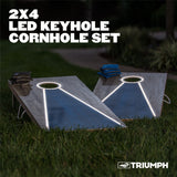 Triumph LED Keyhole 2x4 Cornhole Set_5