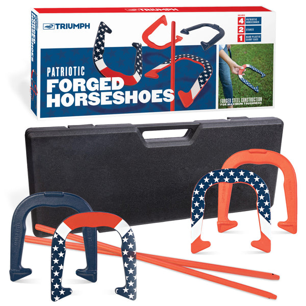 Triumph Patriotic Forged Horseshoes_1