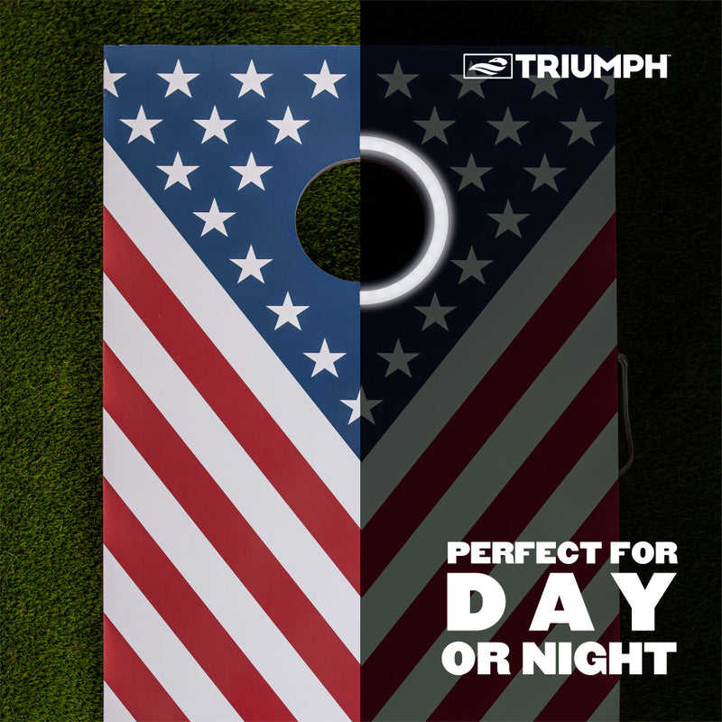 Triumph Patriotic LED 2x3 Cornhole Set_3