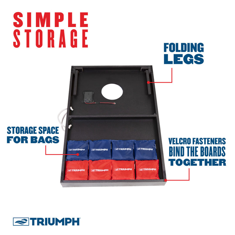 Triumph Patriotic LED 2x3 Cornhole Set_5