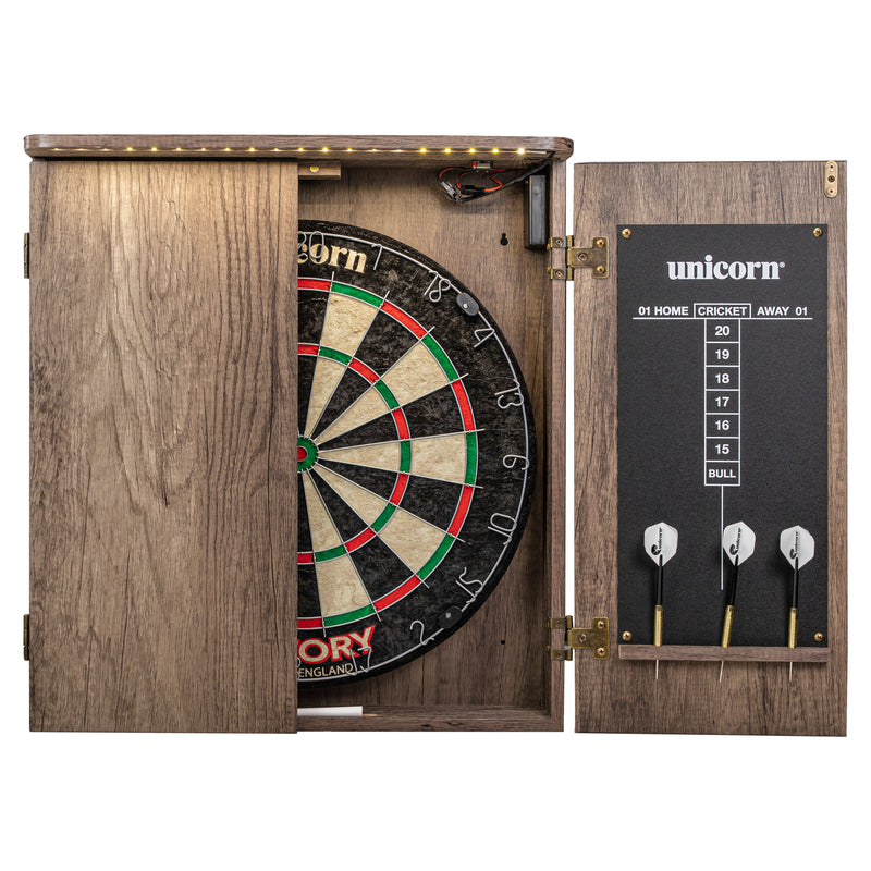 Unicorn LED Bristle Dartboard Cabinet Set_6