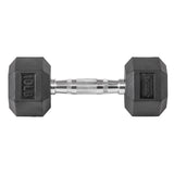 Lifeline Hex Rubber Dumbbell - 10 LBS_13