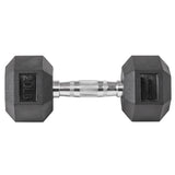 Lifeline Hex Rubber Dumbbell - 20 LBS_13