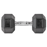 Lifeline Hex Rubber Dumbbell - 30 LBS_13