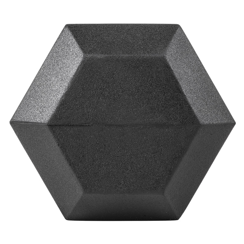 Lifeline Hex Rubber Dumbbell - 30 LBS_9