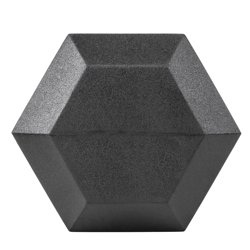 Lifeline Hex Rubber Dumbbell - 40 LBS_9