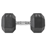 Lifeline Hex Rubber Dumbbell - 45 LBS_10