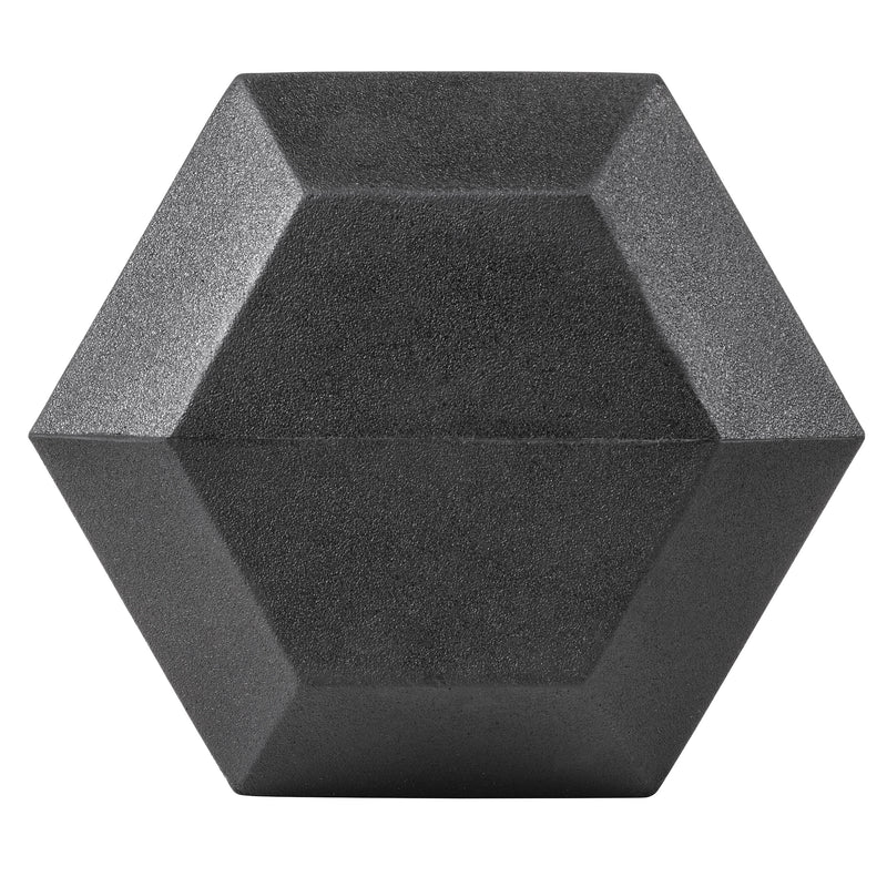 Lifeline Hex Rubber Dumbbell - 50 LBS_9