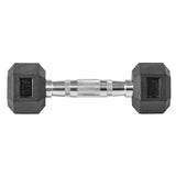 Lifeline Hex Rubber Dumbbell - 5 LBS_10